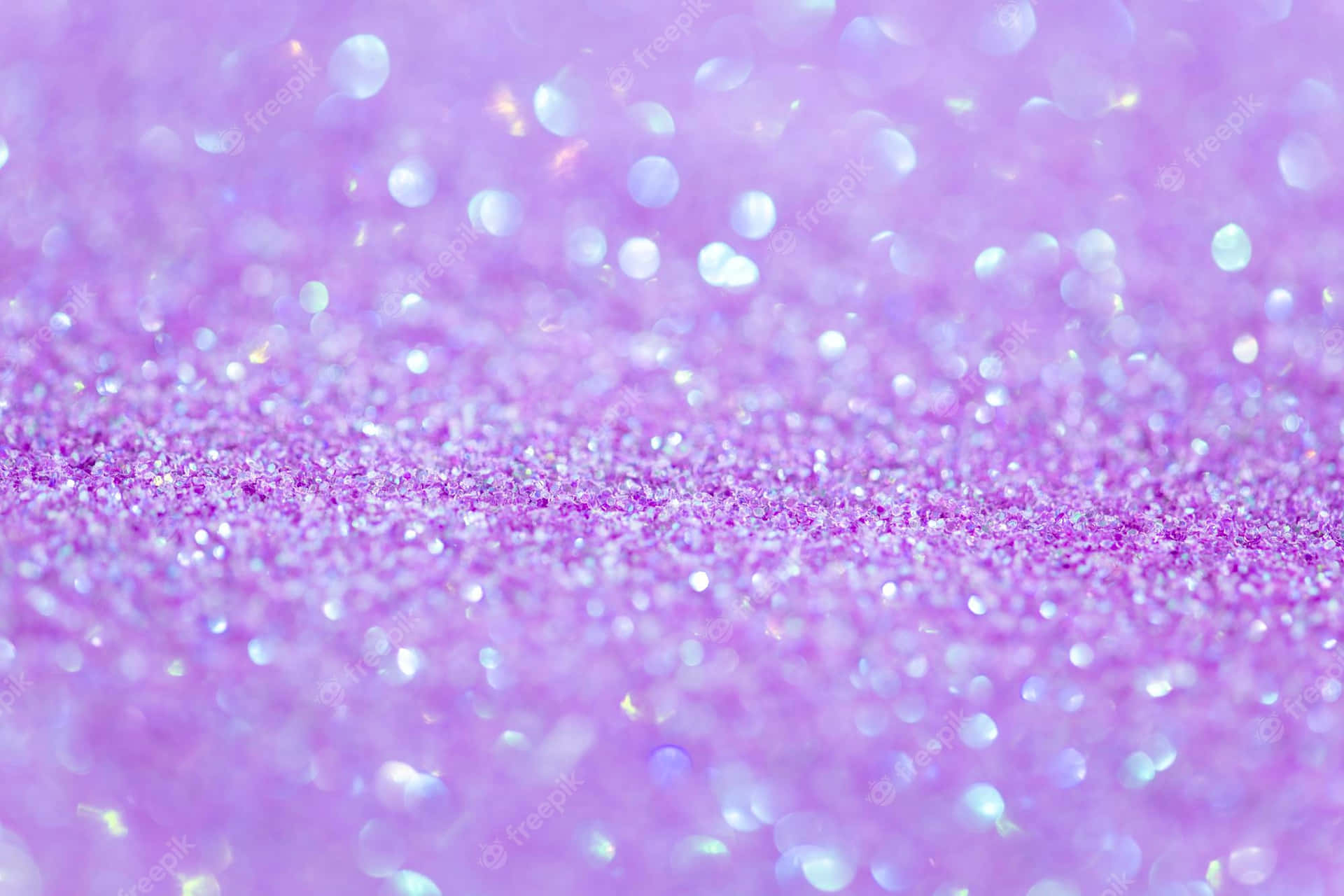 Purple Glitters Close Up Shot With Blurred Background