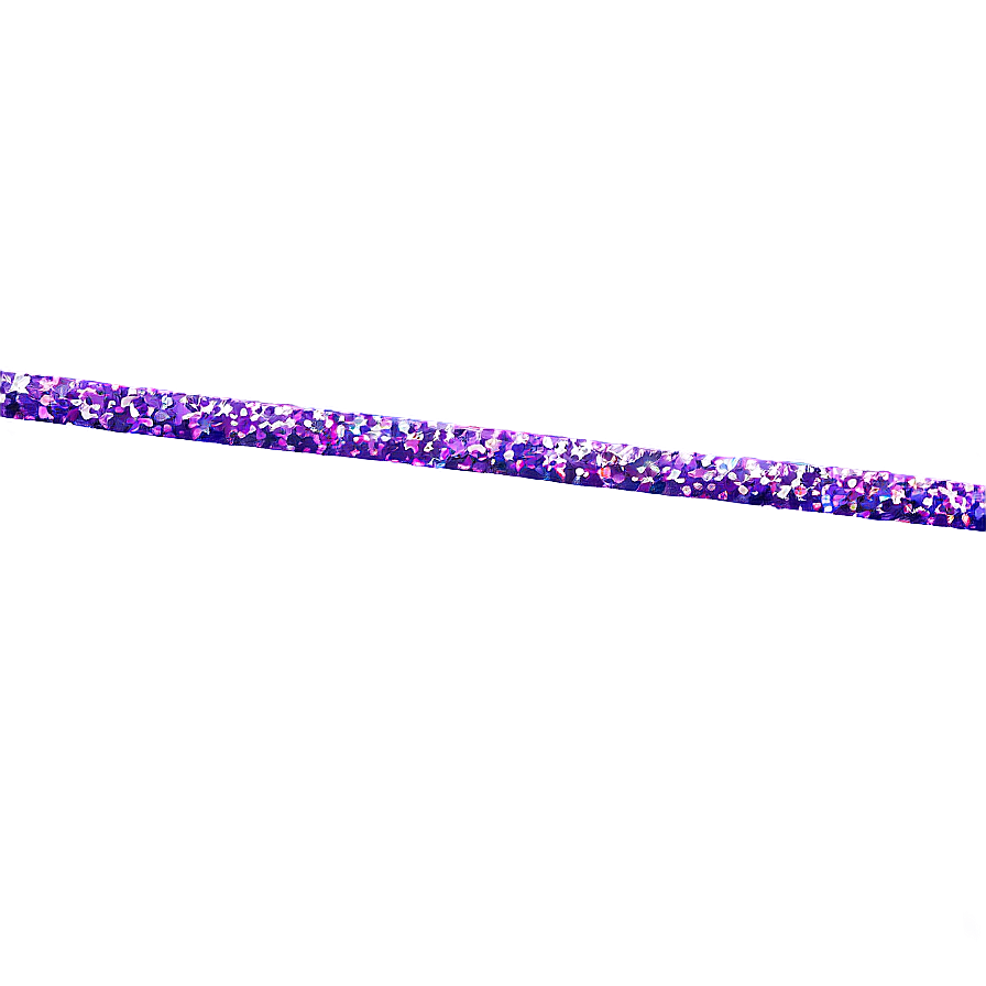 Purple Glitter Line Border Png Xdw PNG