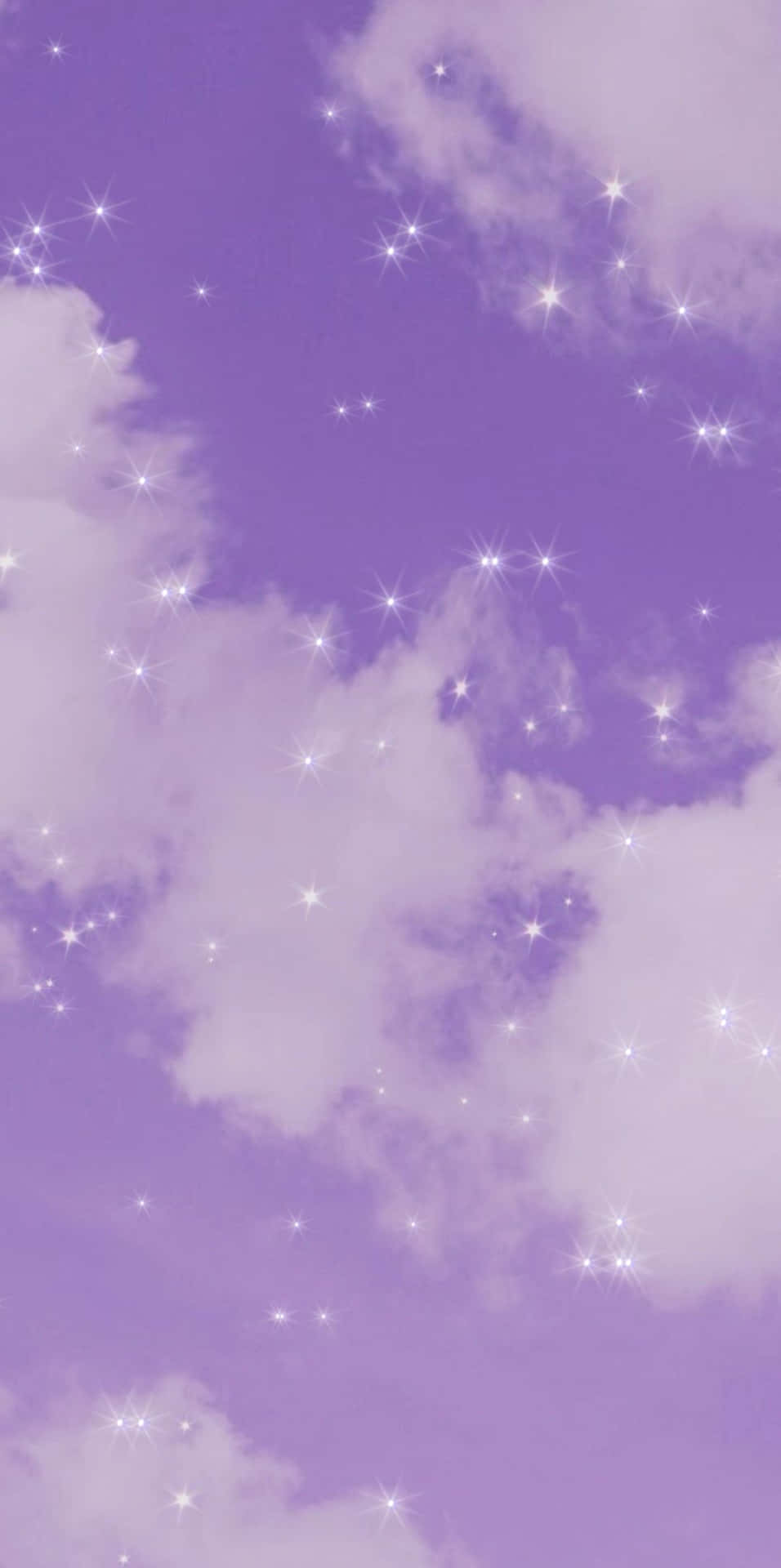 Purple Glitter Sky Aesthetic.jpg Wallpaper