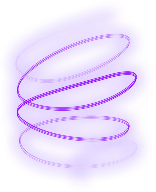 Purple Glow Spiral Abstract PNG