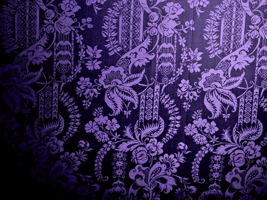 Dunkelund Geheimnisvoll, Der Violette Gotische Stil Erzeugt Eine Leidenschaftliche Und Einzigartige Atmosphäre. Wallpaper
