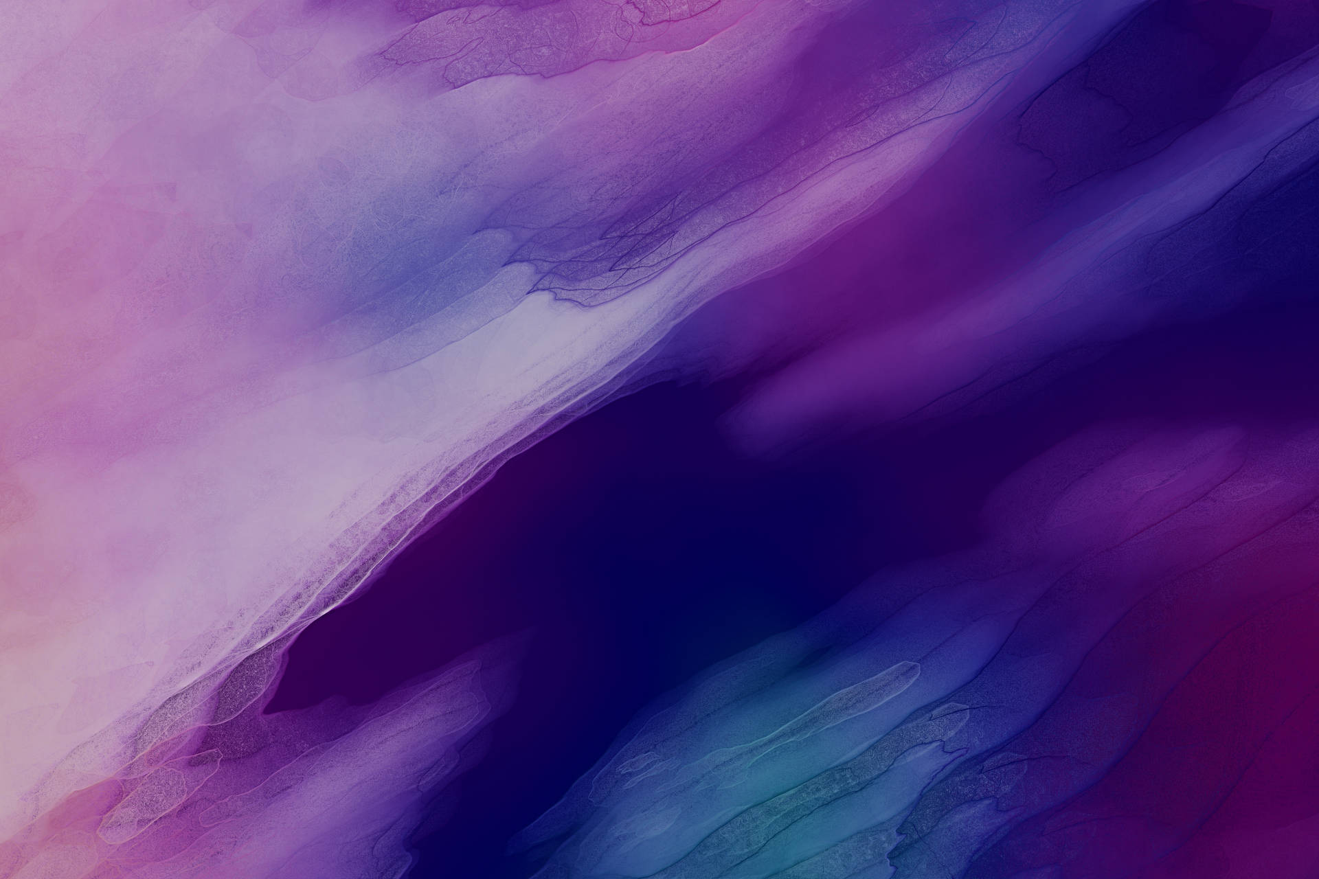 Purple Gradient Colorful Stains