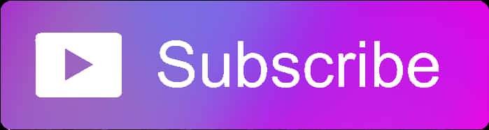 Purple Gradient Subscribe Button PNG
