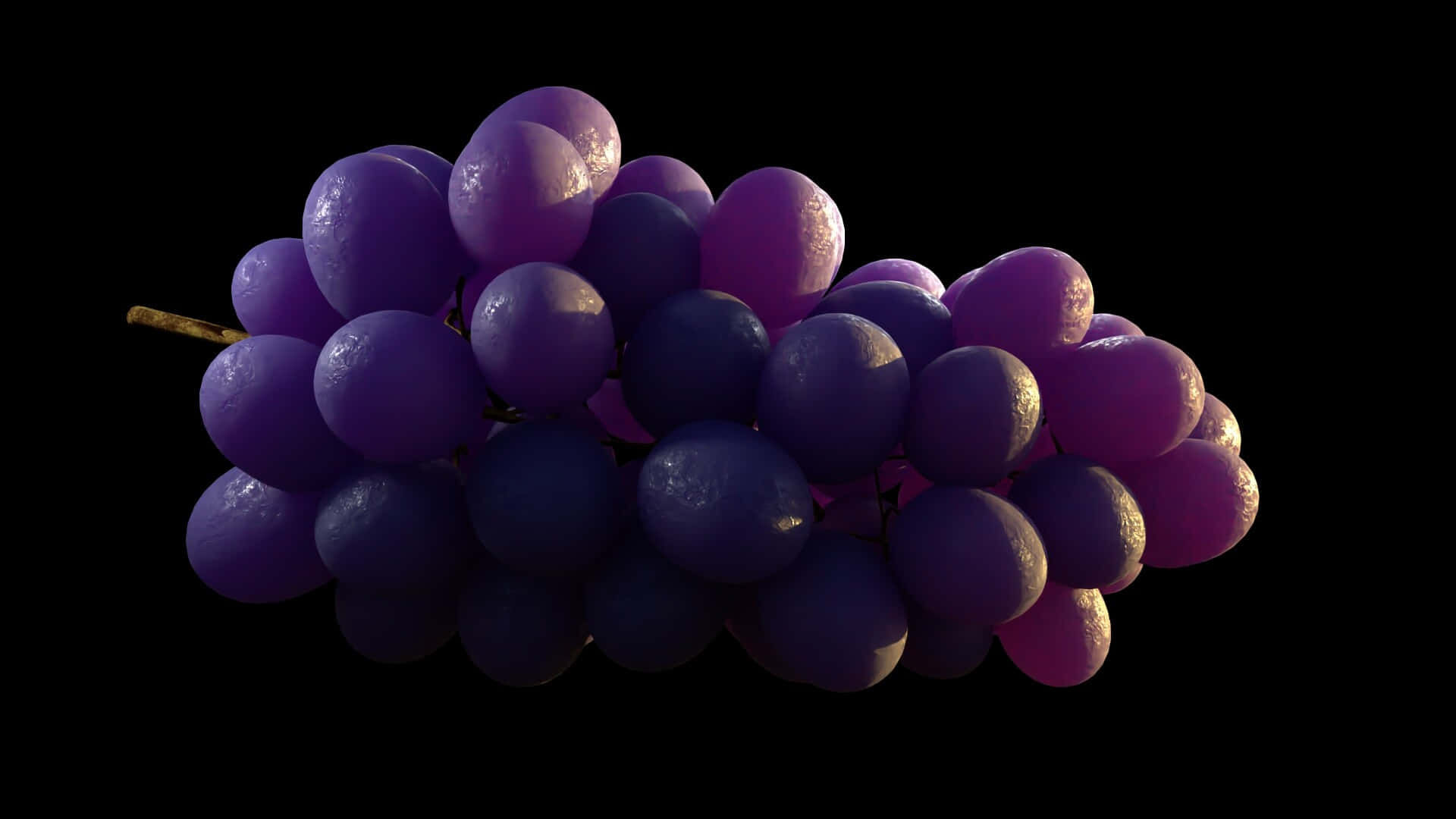 Unmontón De Uvas Moradas Deliciosas. Fondo de pantalla