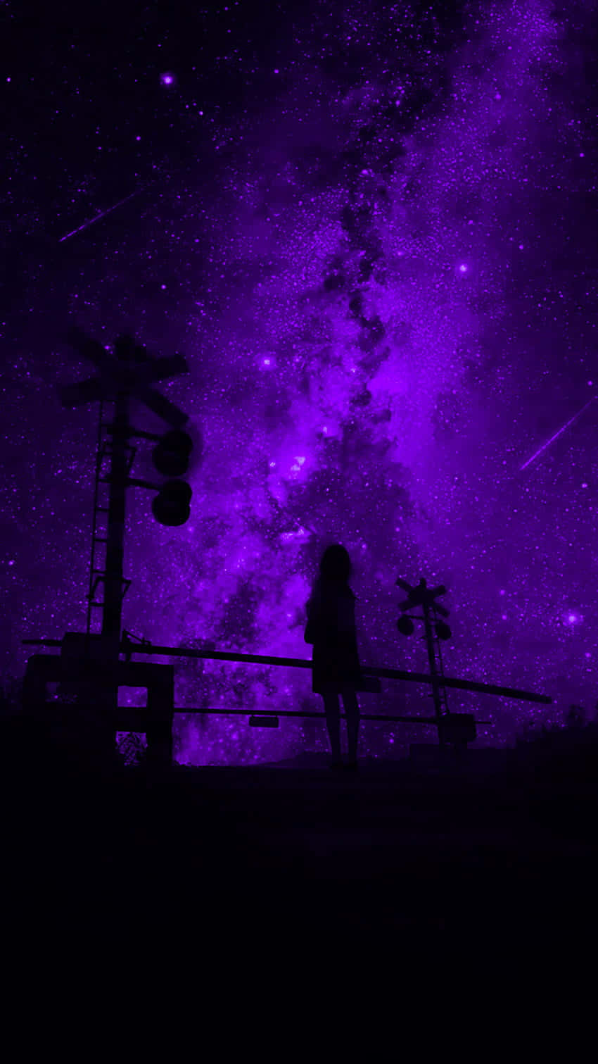 Atmosferaestetica - Grunge Luminoso Viola Sfondo