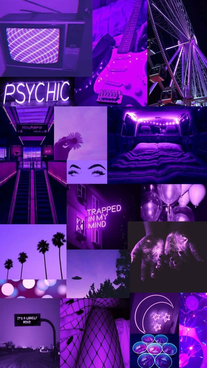 Aesthetic Purple Grunge Wallpaper