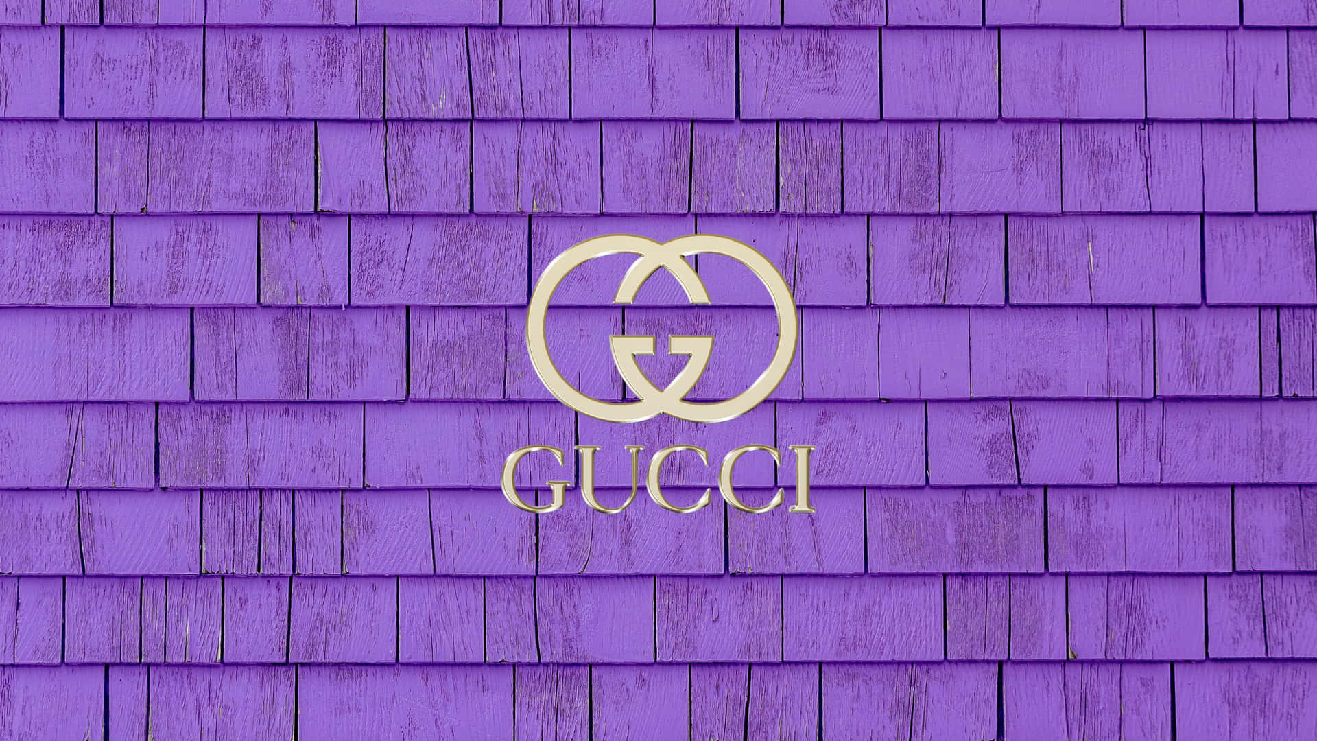Purple Gucci Rectangular Wooden Texture Wallpaper