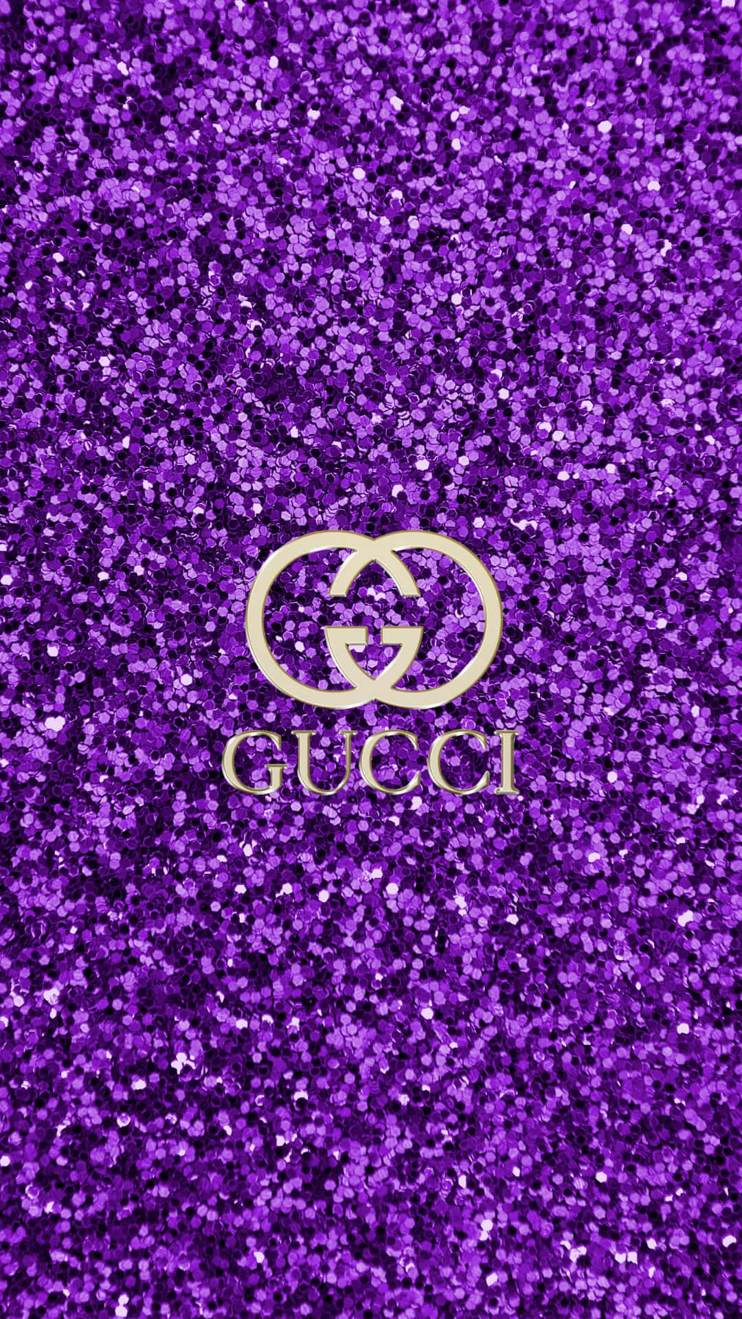 Nyd luksus med lilla Gucci tøj skærm. Wallpaper