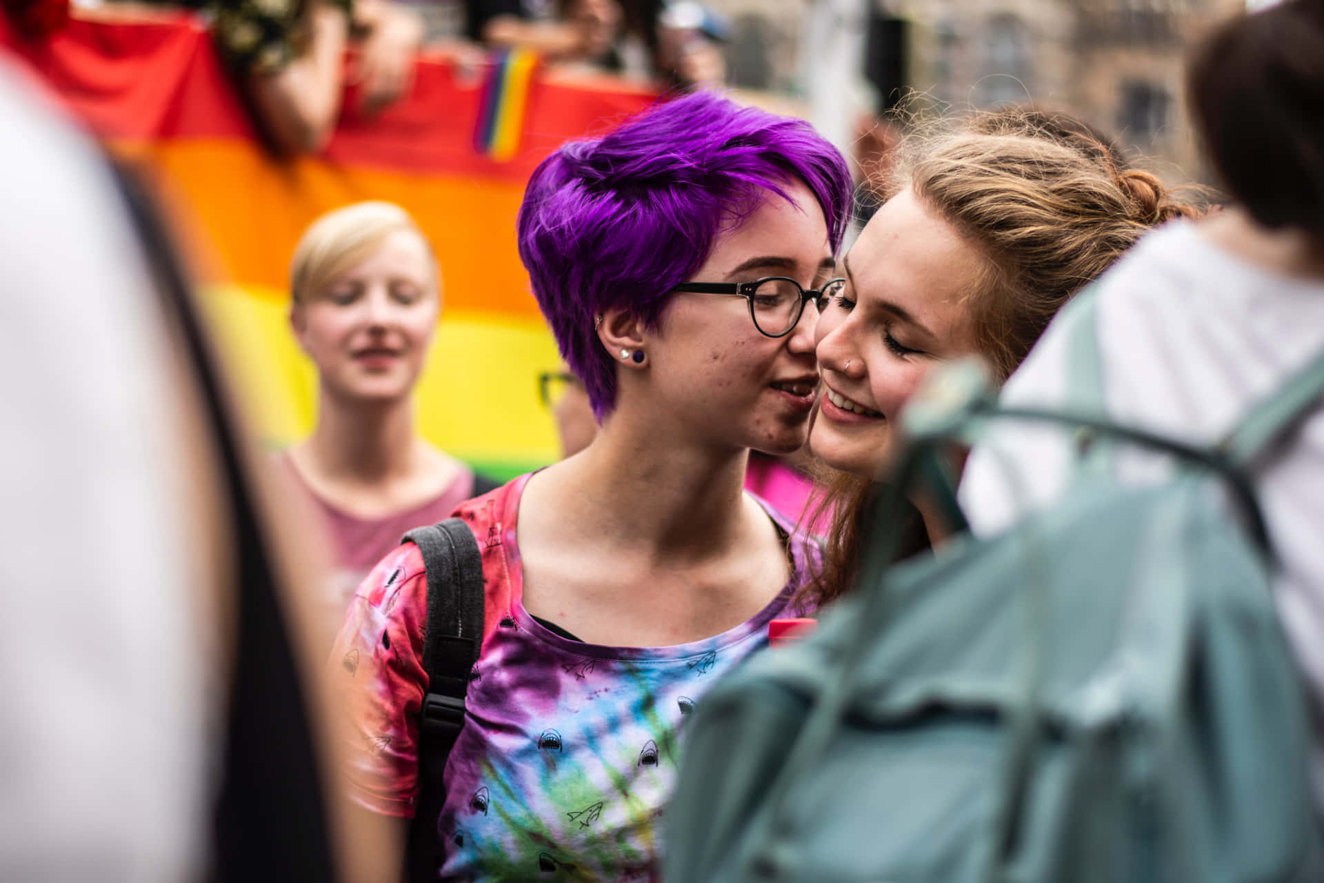 Pelovioleta Mujeres Lesbianas Fondo de pantalla