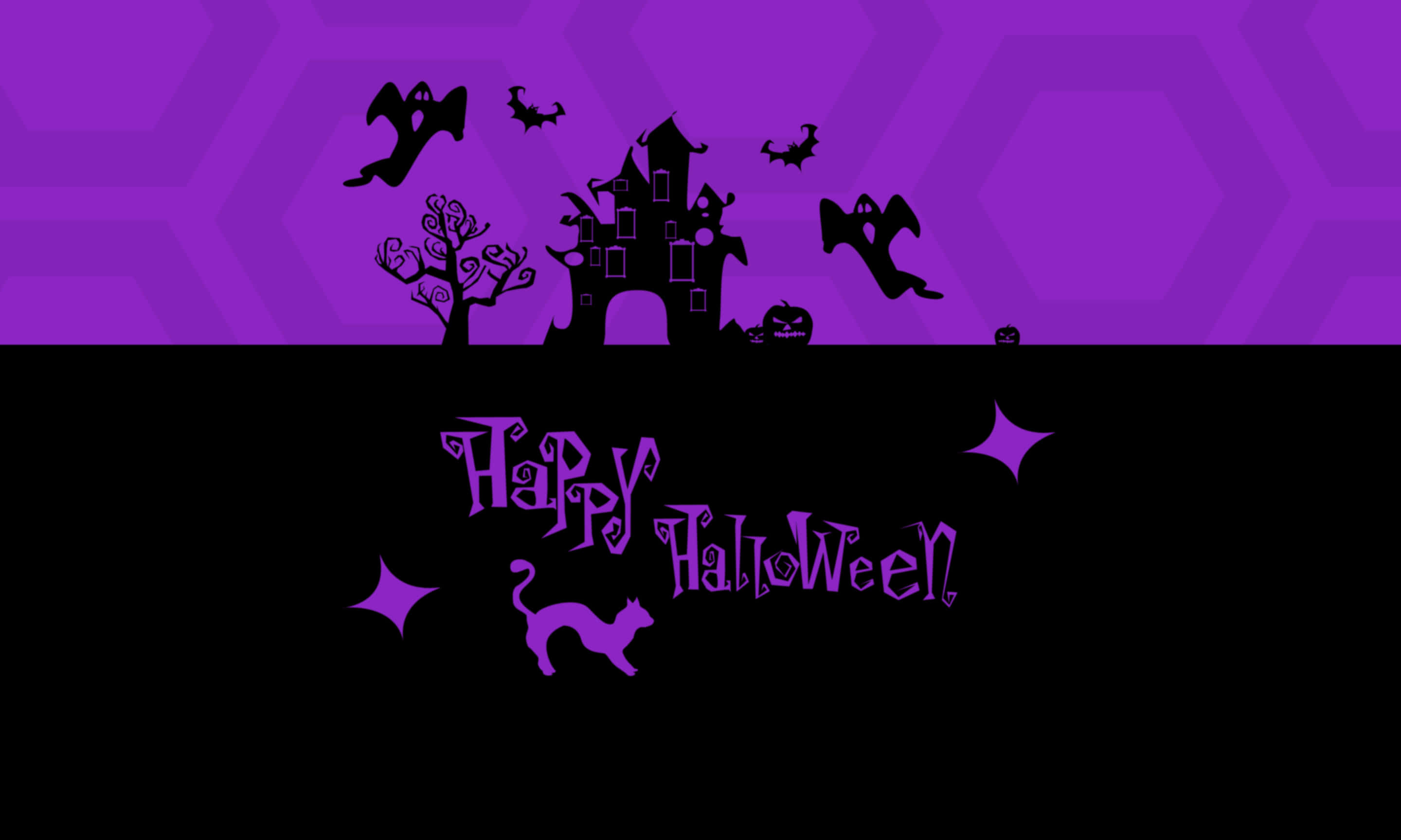 Purple Halloween Background