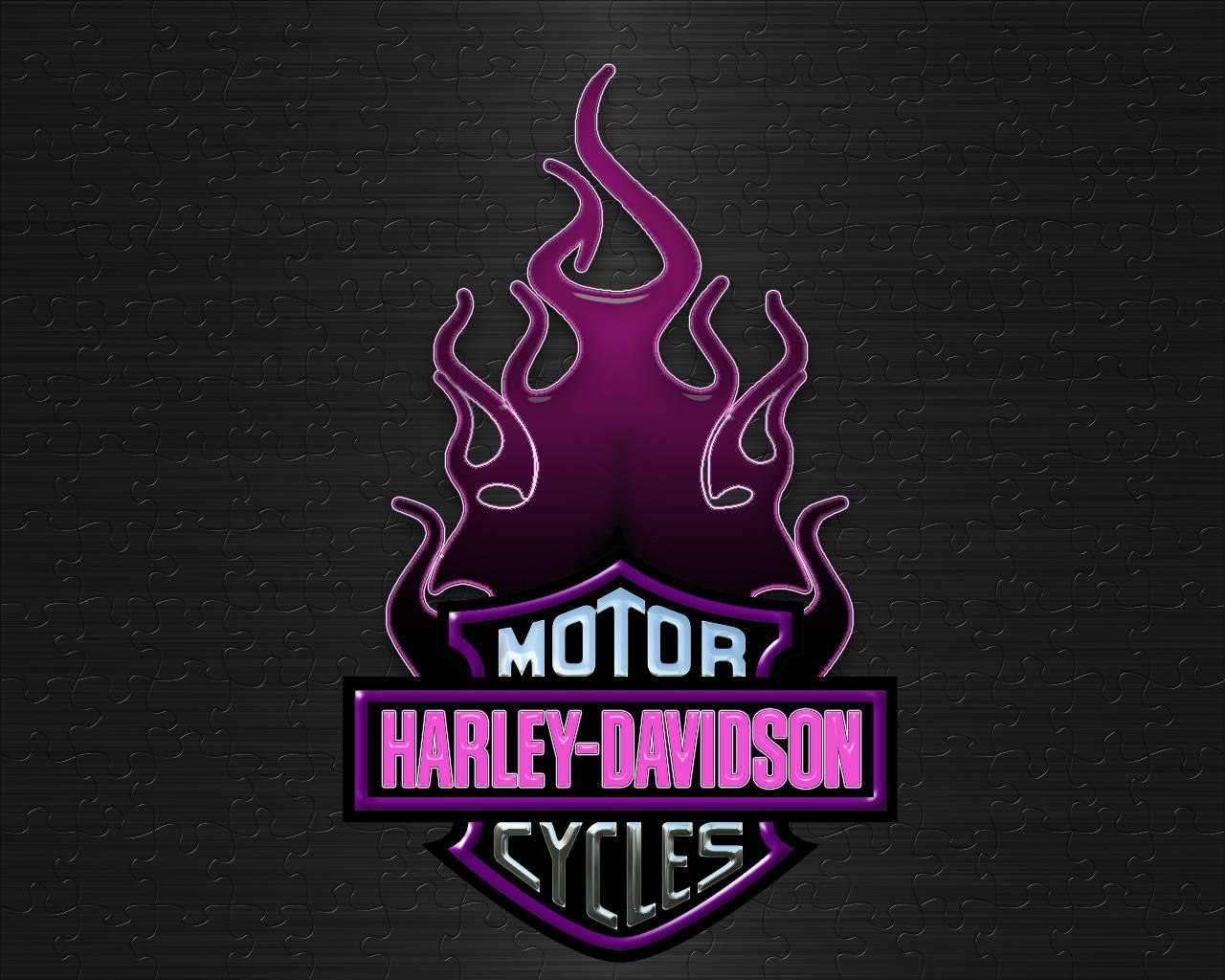 Purple Harley Davidson Logo Wallpaper