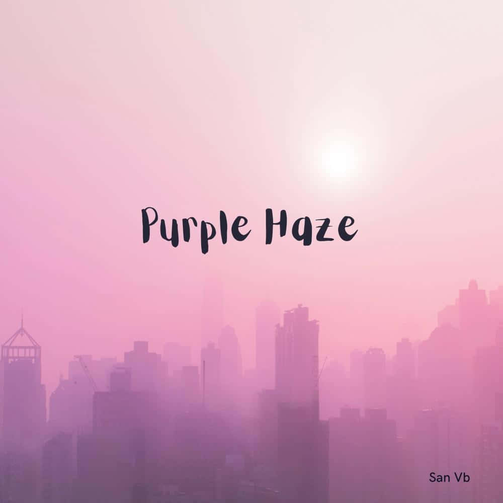 Colorful Purple Haze Vibes Wallpaper