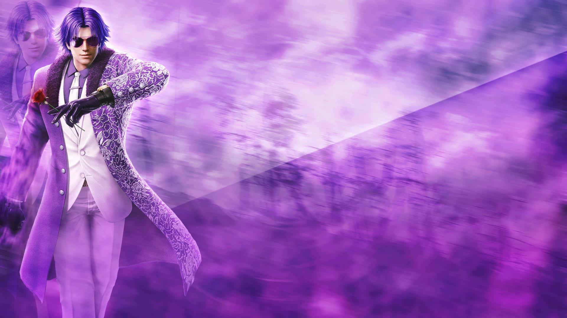 Enjoy the calming beauty of Purple Haze Wallpaper