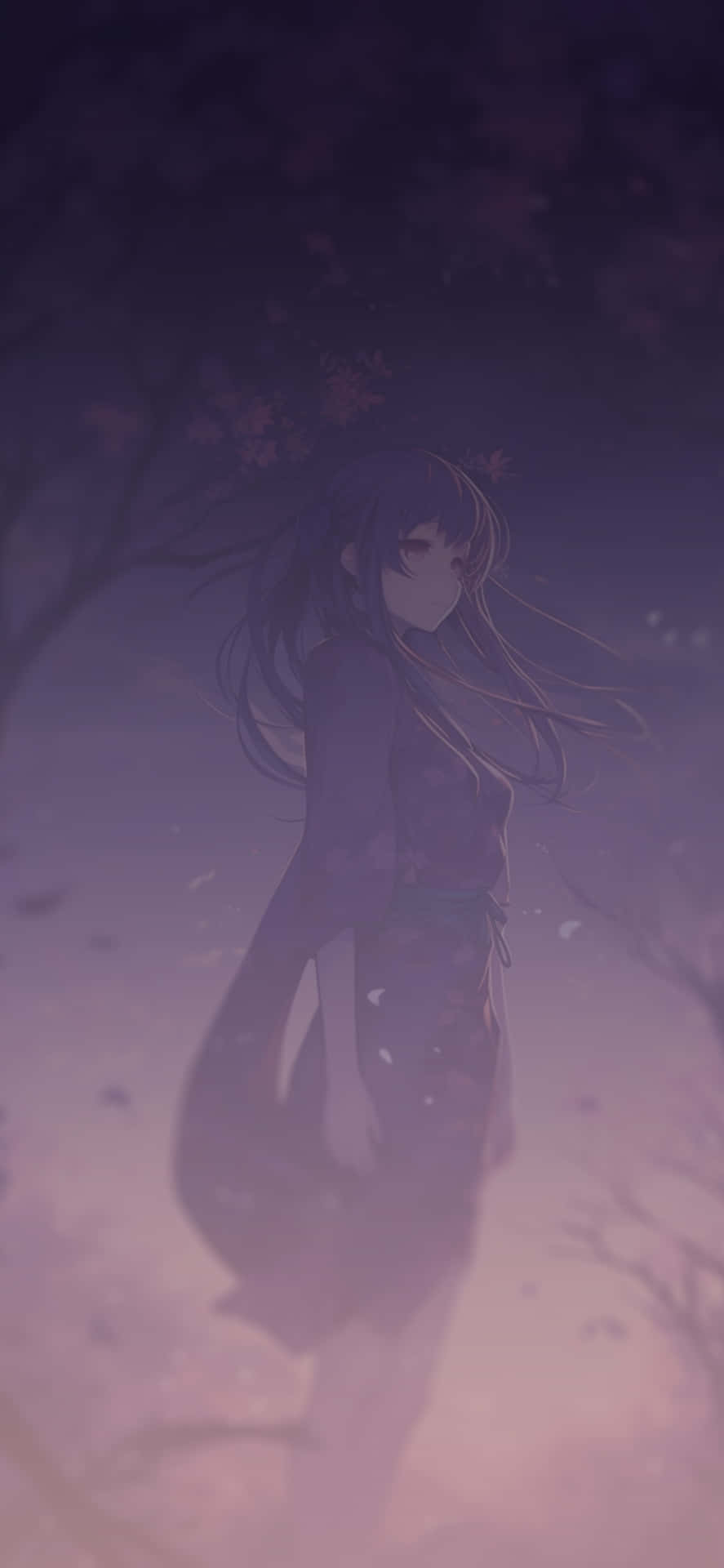 Purple_ Haze_ Anime_ Girl Wallpaper