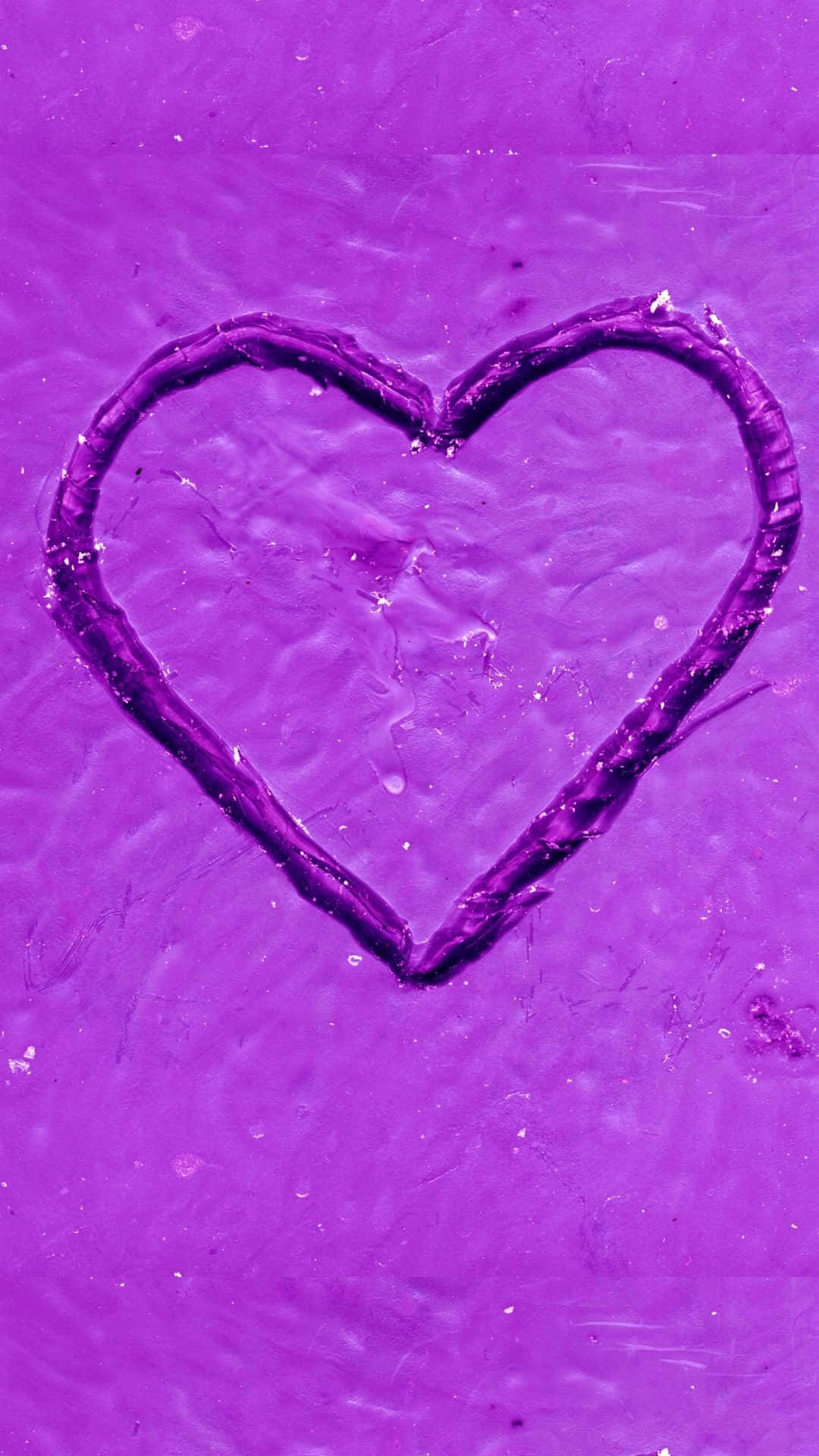 Purple Heart Background Moist And Wet Ground Effect