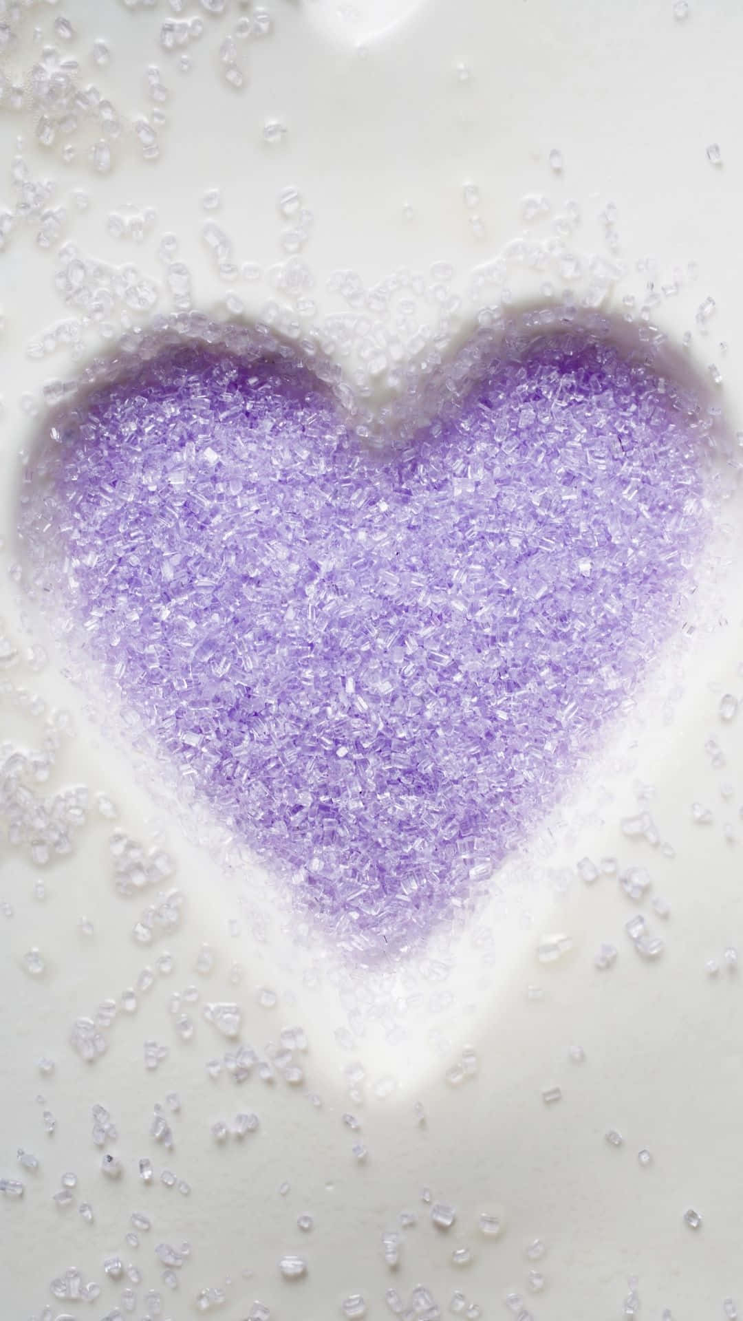 Purple Heart Background With A Sandy Texture