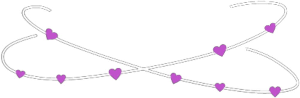 Purple Heart Crown Graphic PNG