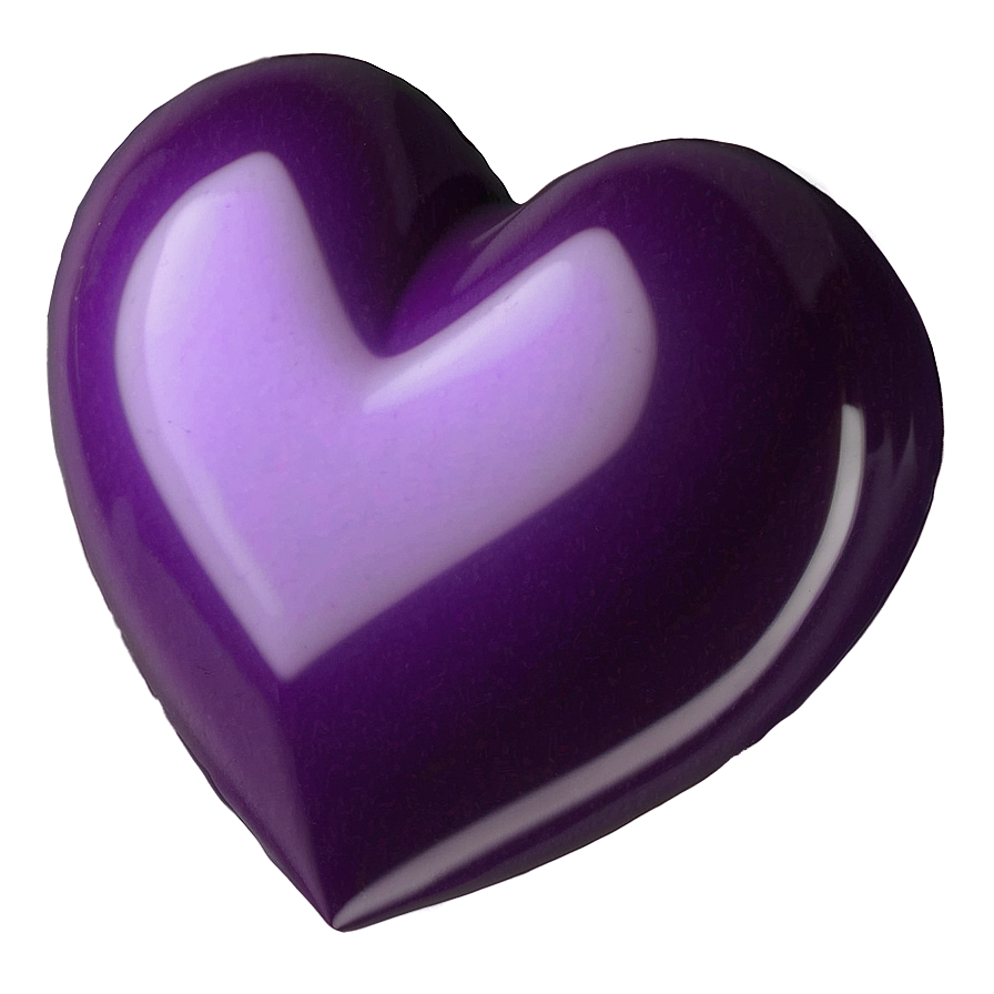 Purple Heart Emoji Png 6 PNG