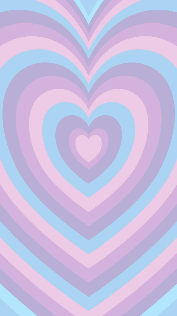 Download Purple Heart Pattern Background Wallpaper | Wallpapers.com