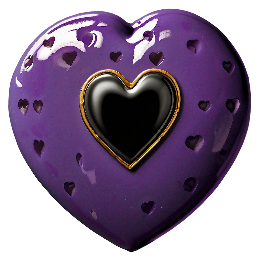 Purple Hearts Png 05032024 PNG