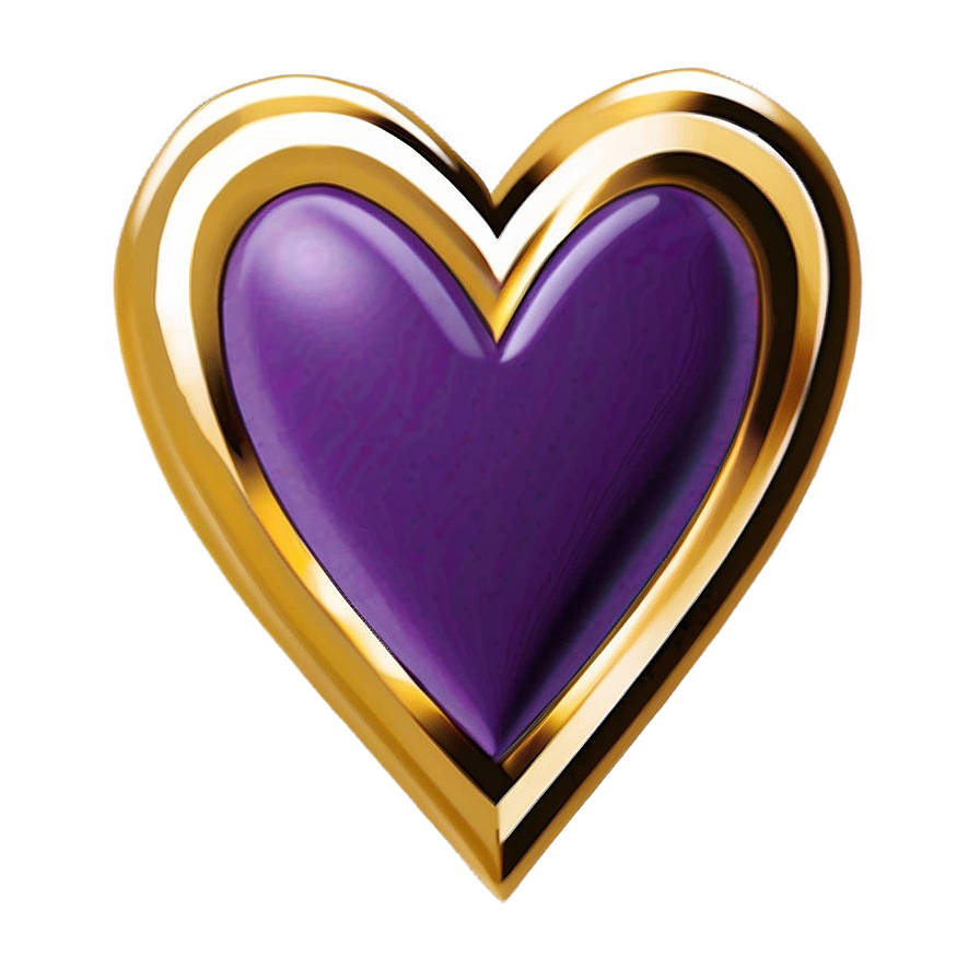 Purple Hearts Png 47 PNG
