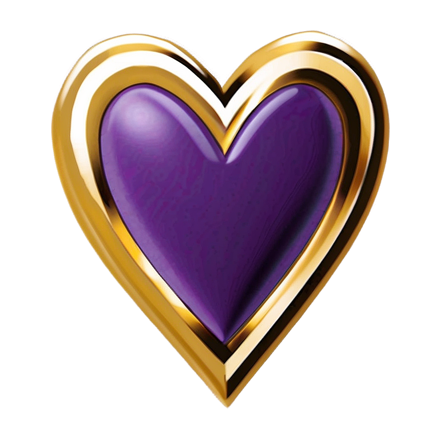 Download Purple Hearts Png 47 | Wallpapers.com