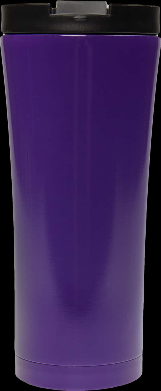 Purple Insulated Tumbler Black Lid PNG