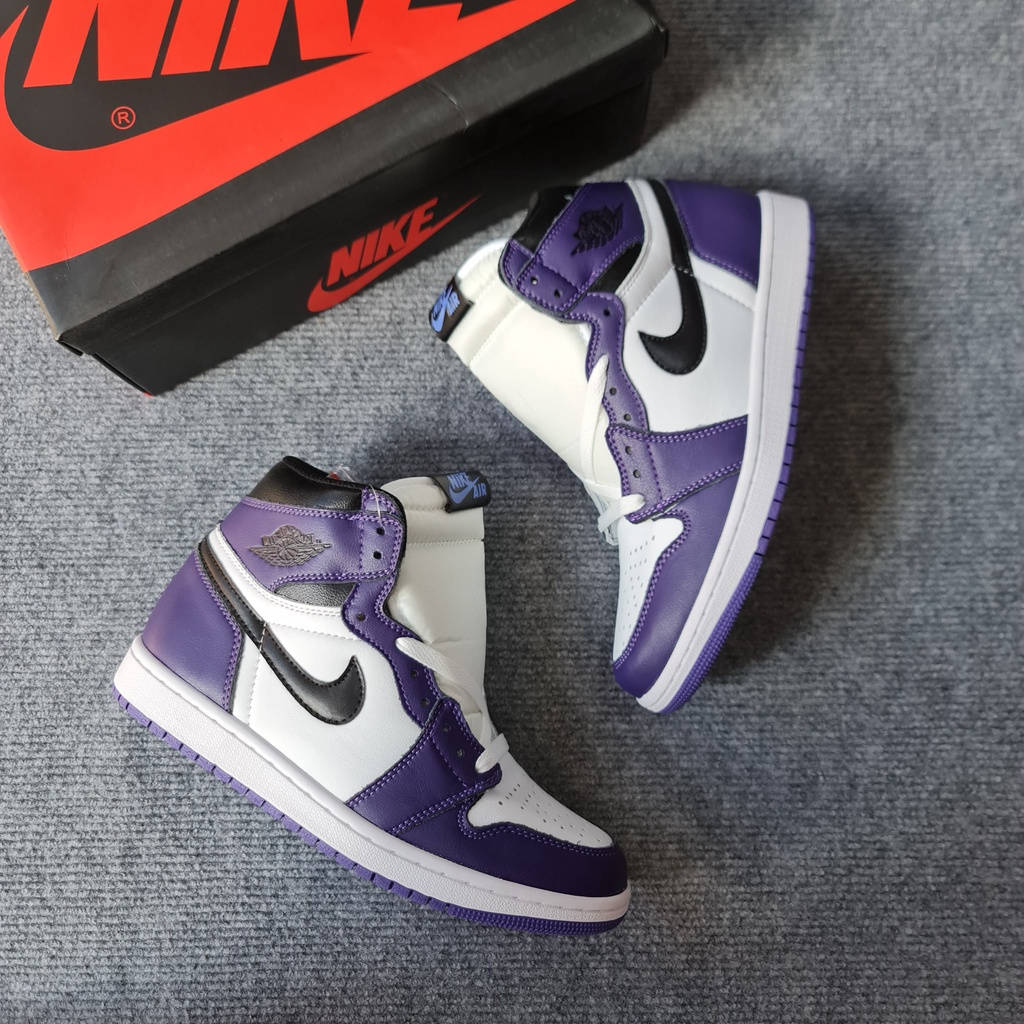 Purple Jordan With Box Wallpaper