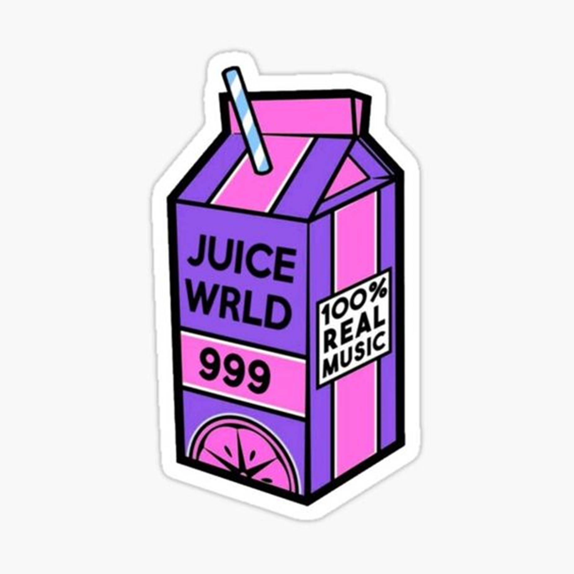 Purple Haze - Juice WRLD Logo Design Wallpaper