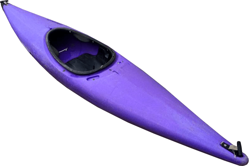 Purple Kayak Isolated PNG