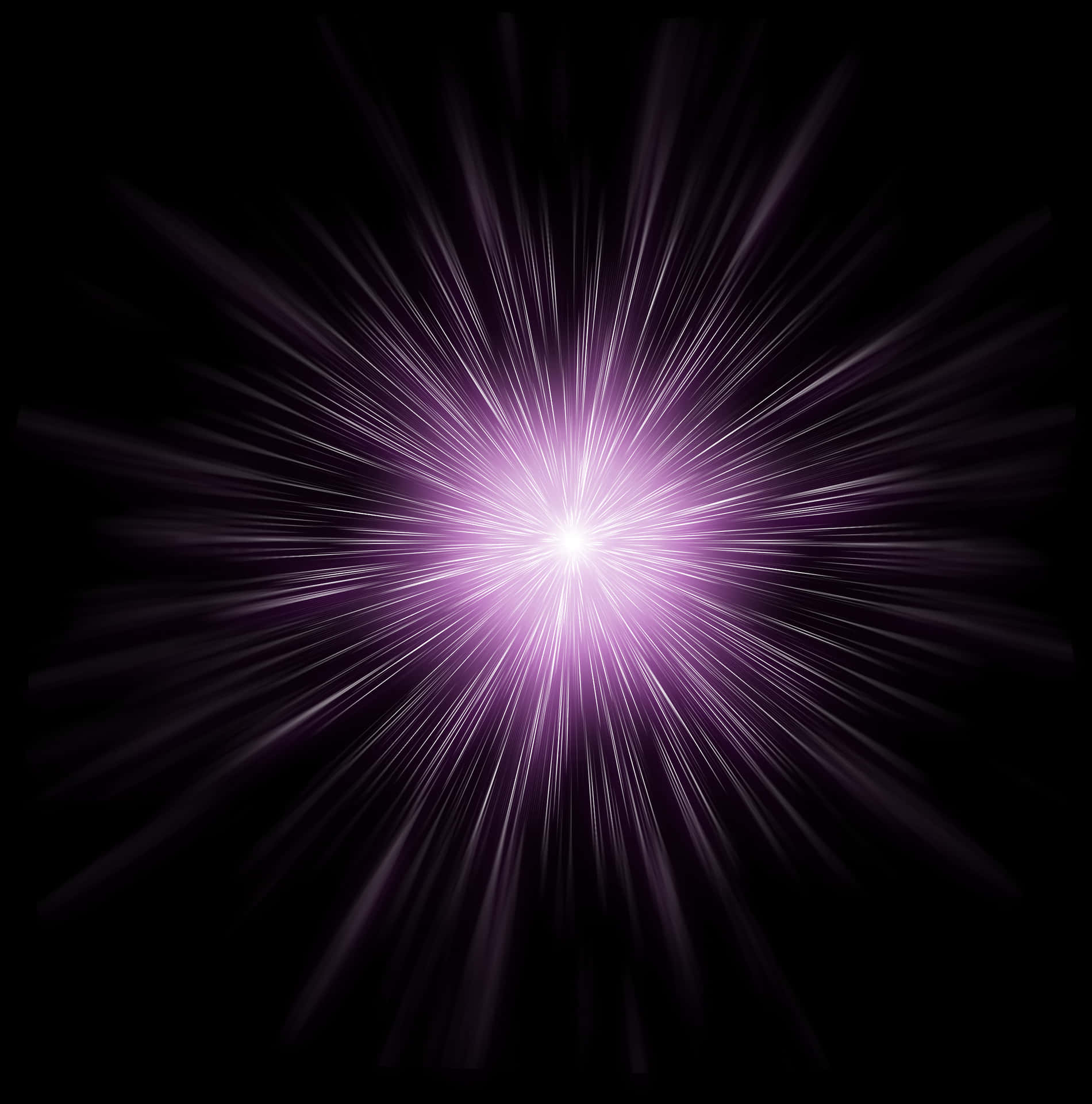 Purple Lens Flare Effect PNG