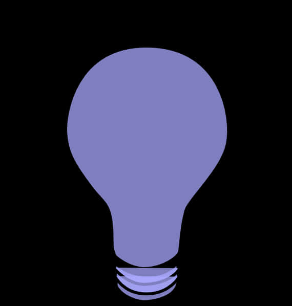 Purple Light Bulb Graphic PNG
