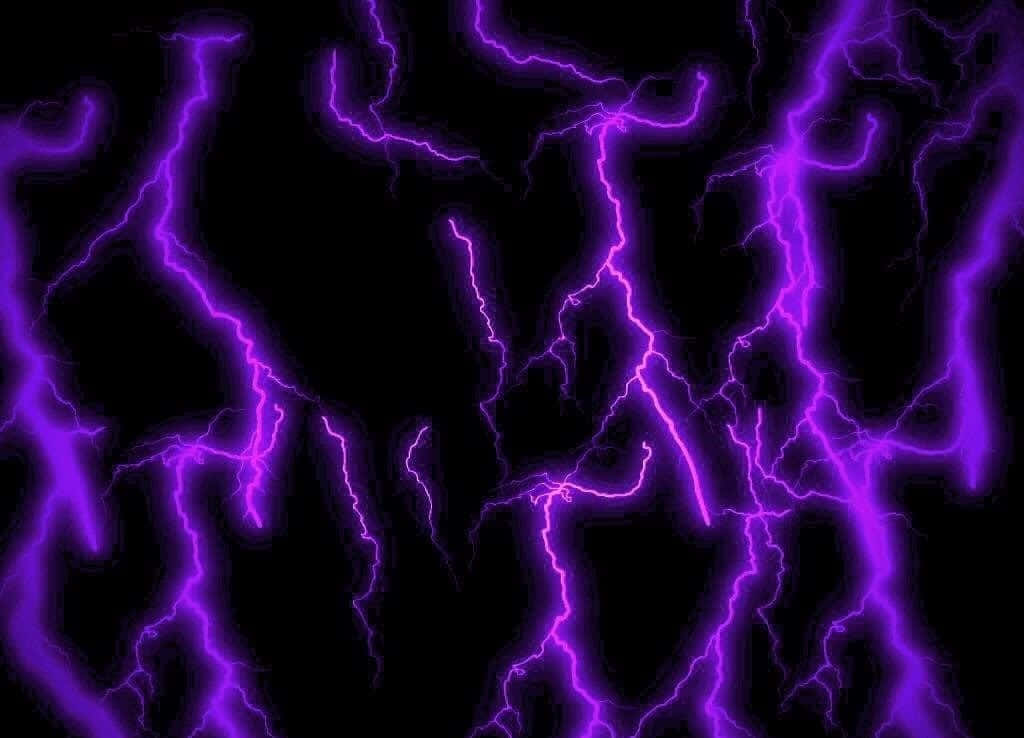 Electric Purple Lightning Strikes
