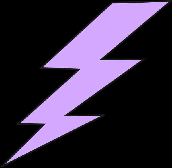 Purple Lightning Bolt Graphic PNG