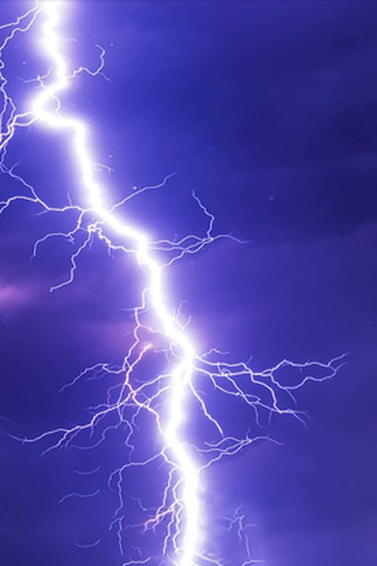 Unlock The Power Of Purple Lightning Wallpaper
