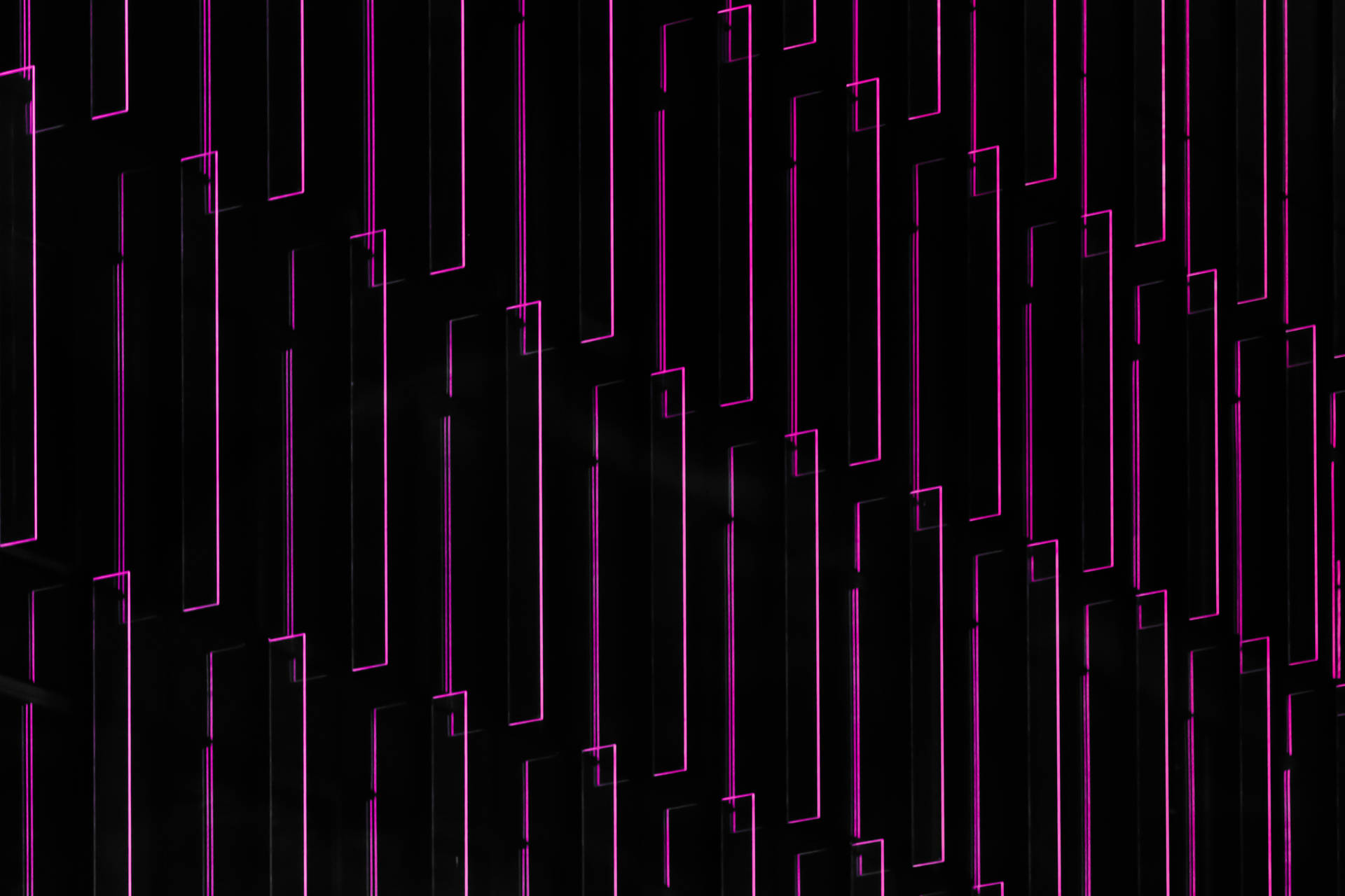 Purple Lights Black Art Wallpaper