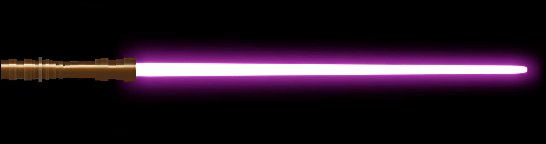 Purple Lightsaber Illuminated PNG