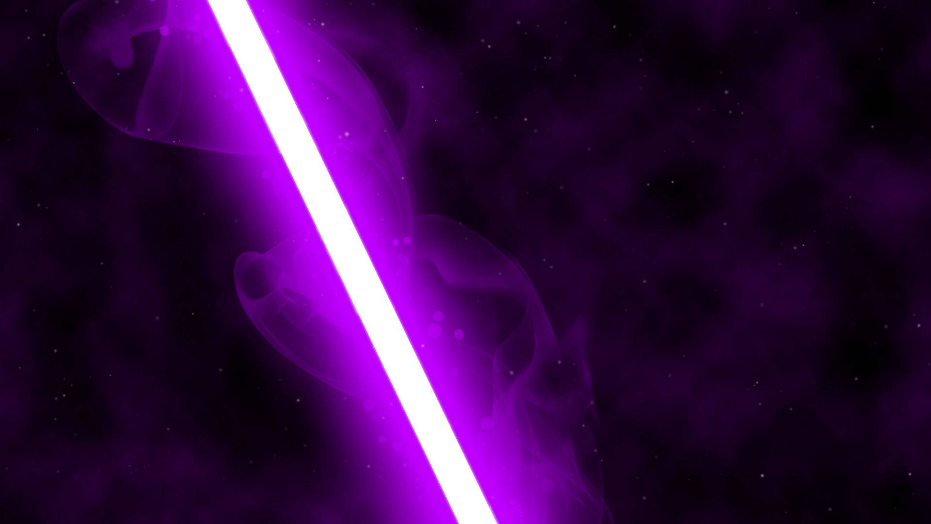 Purple Lightsaber Smoke Effect wallpaper