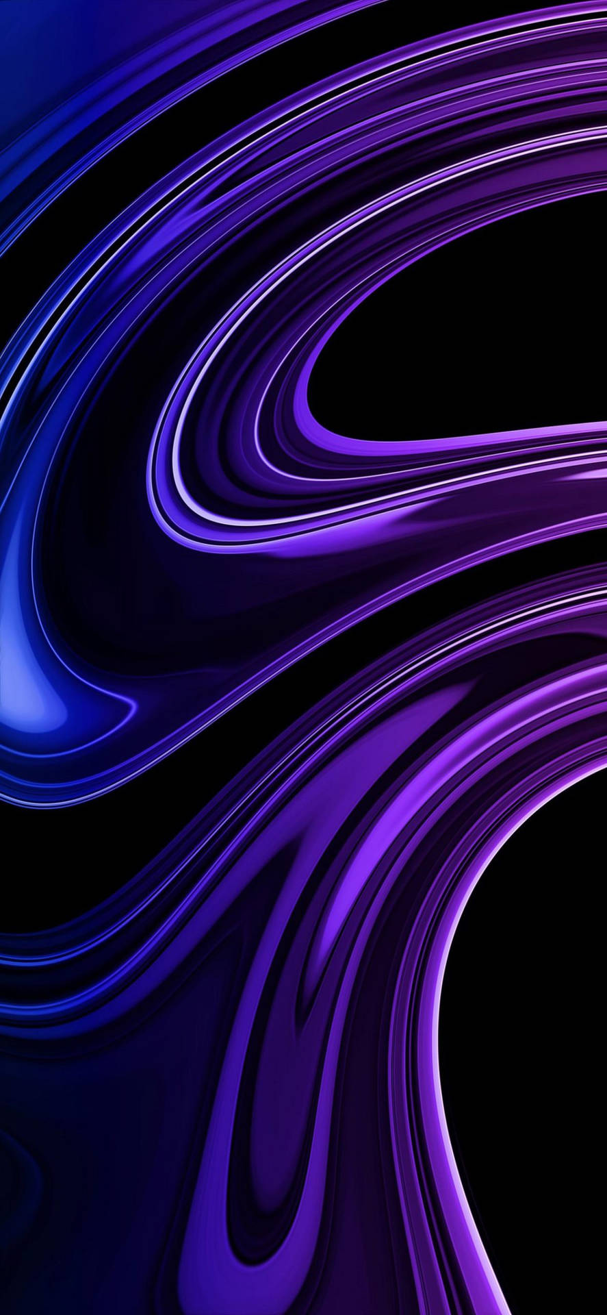 Purple Liquid iPhone 12 Wallpaper