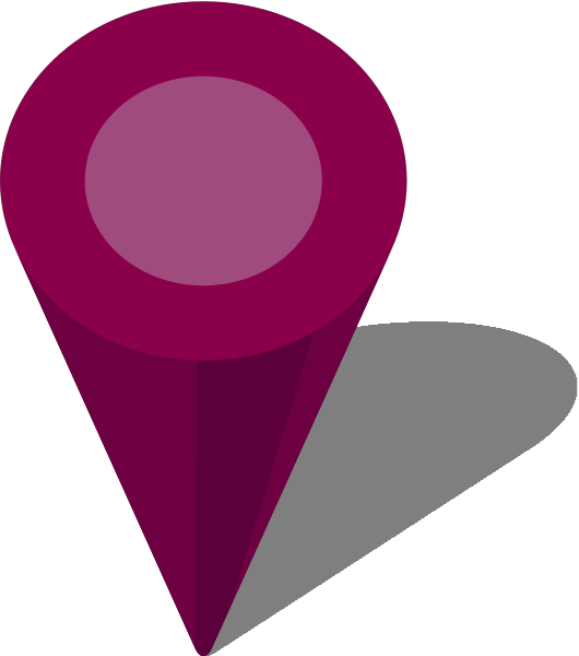 Purple Location Pin Icon PNG