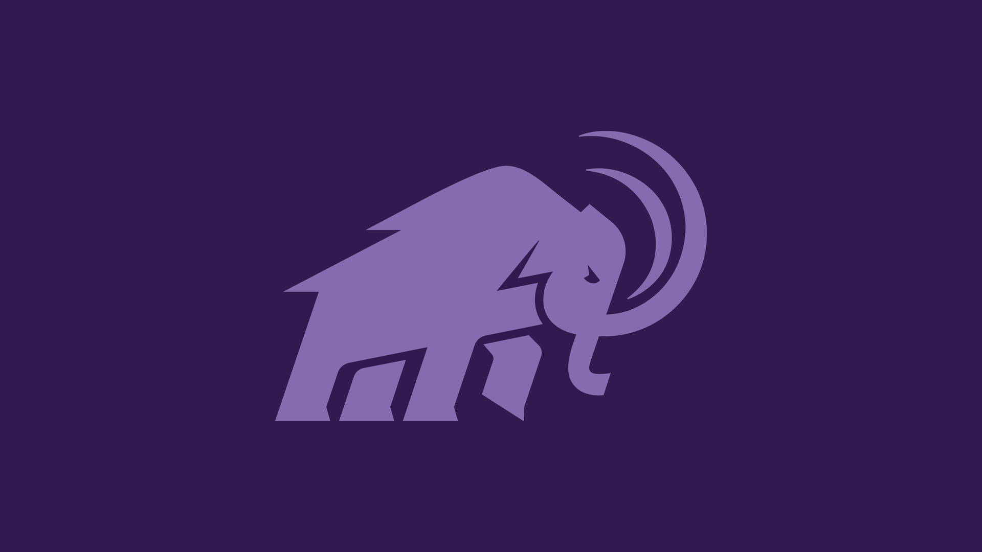 Purple Mammoth Logo Wallpaper
