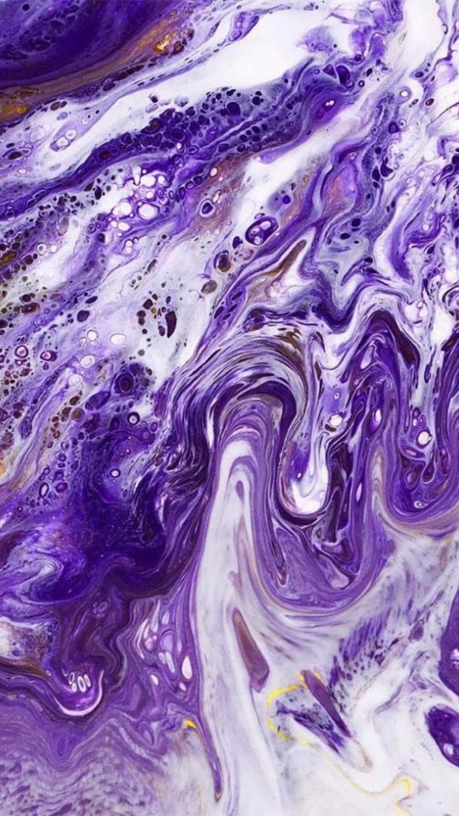 "Welcome to the mesmerizing world of Purple Marble!" Wallpaper