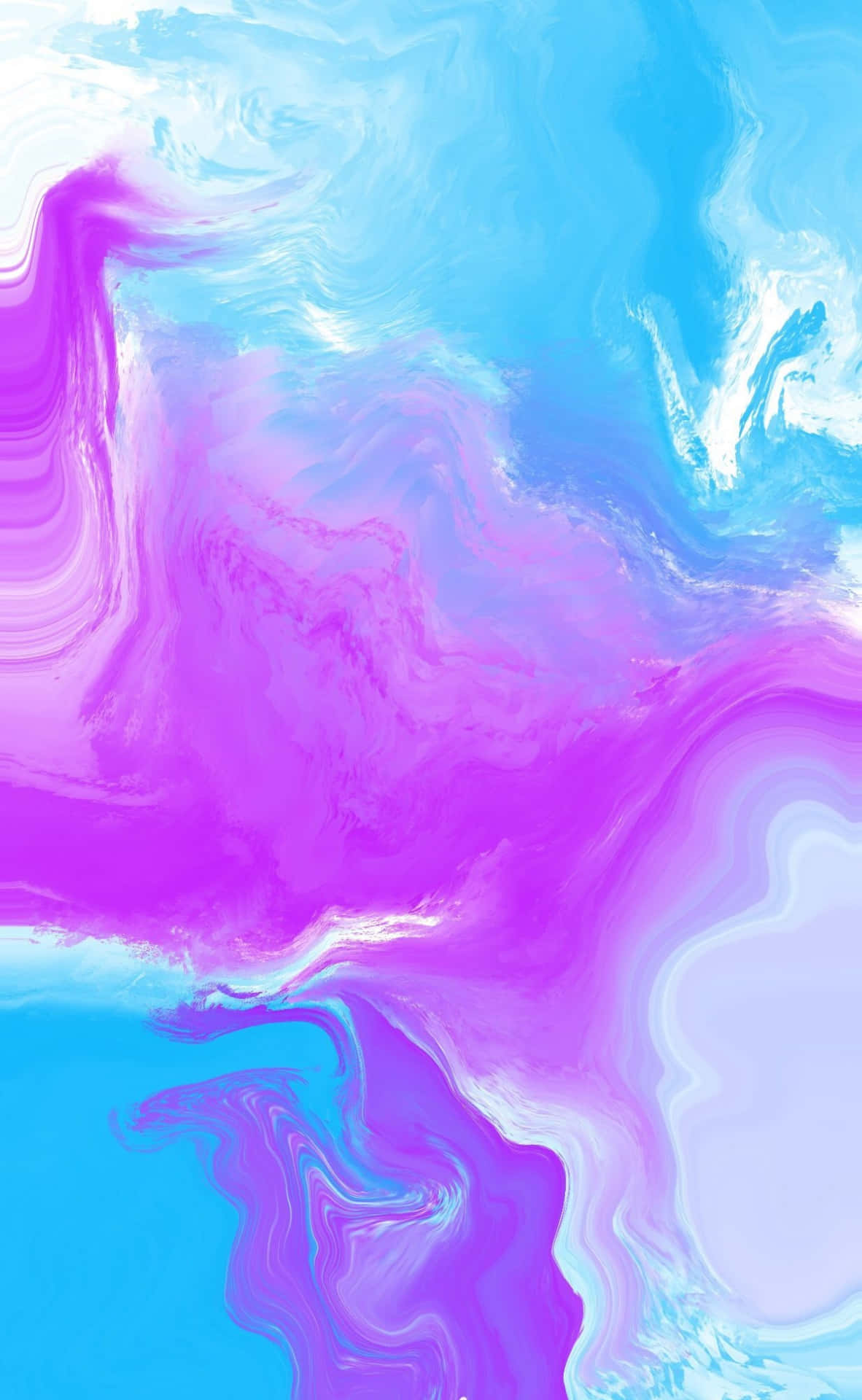 Purple And Blue Water Marble Wallpaper