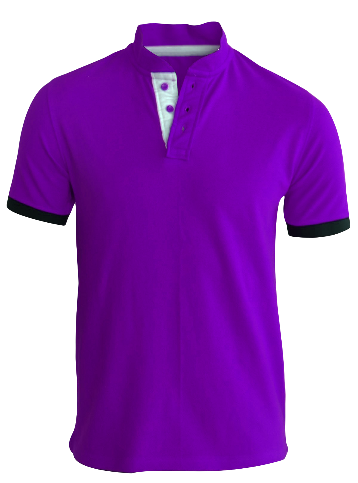 Purple Mens Polo Shirt PNG