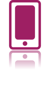 Purple Mobile Device Icon PNG