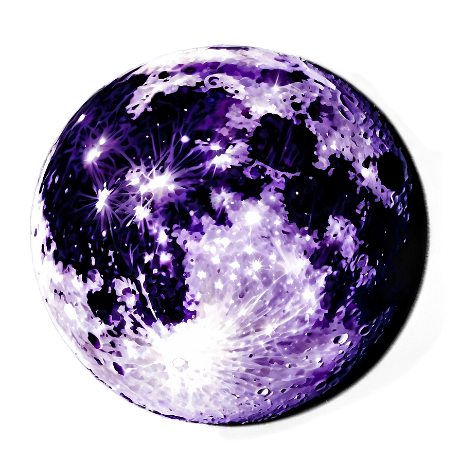 Purple Moon Png 10 PNG