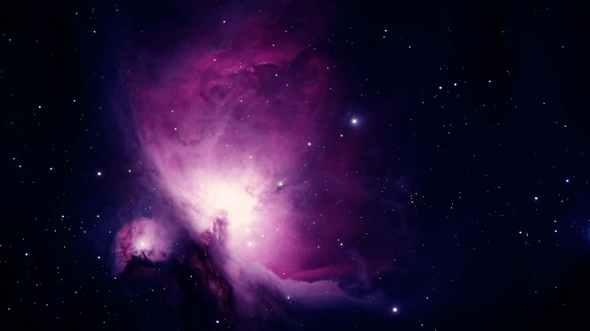 Purple Nebula Space Backdrop Wallpaper
