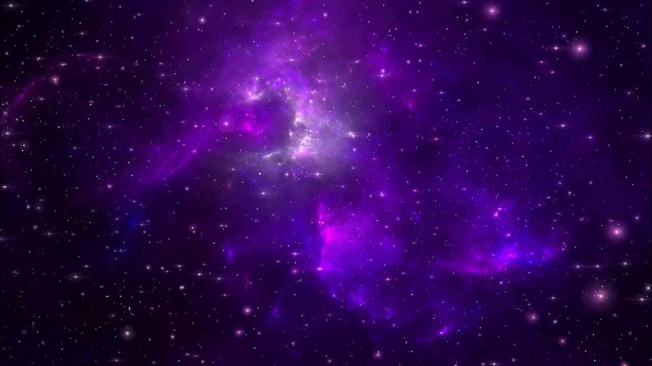 Purple Nebula Space Background Wallpaper