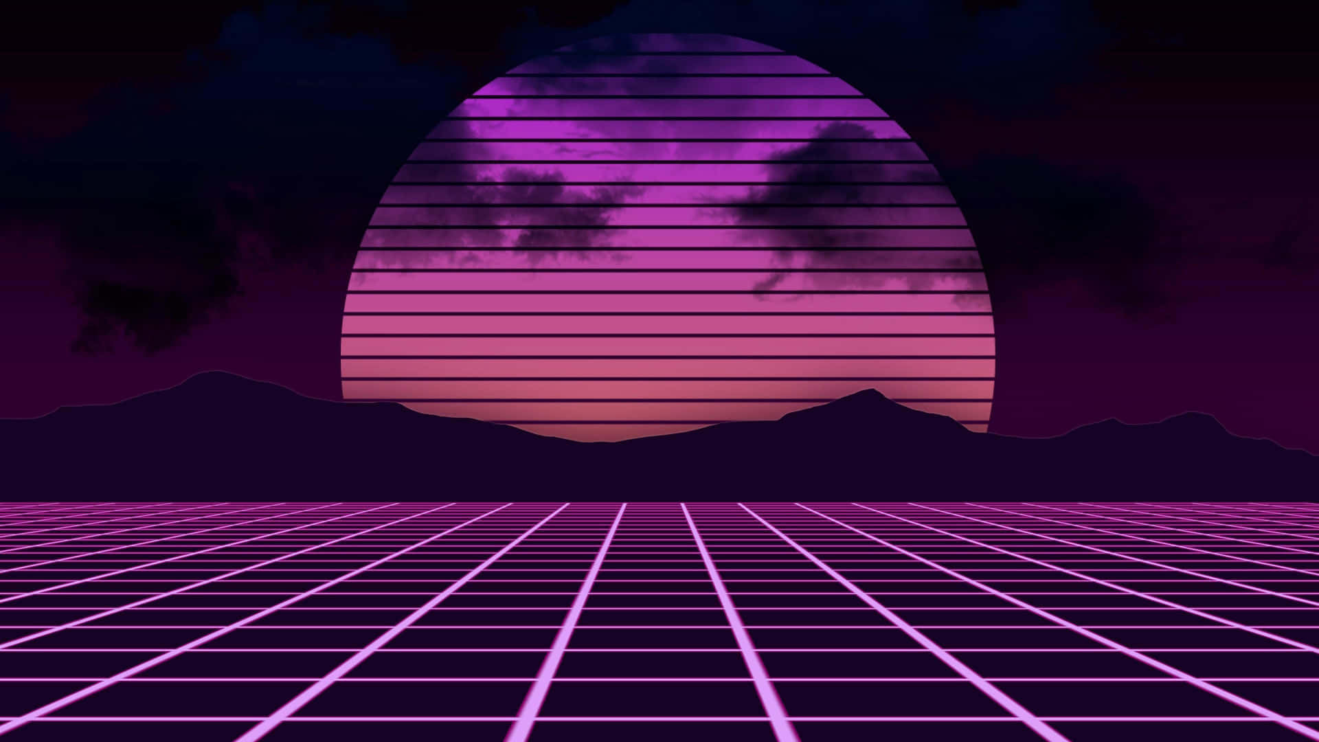 A Purple And Pink Background With A Purple Sky Wallpaper