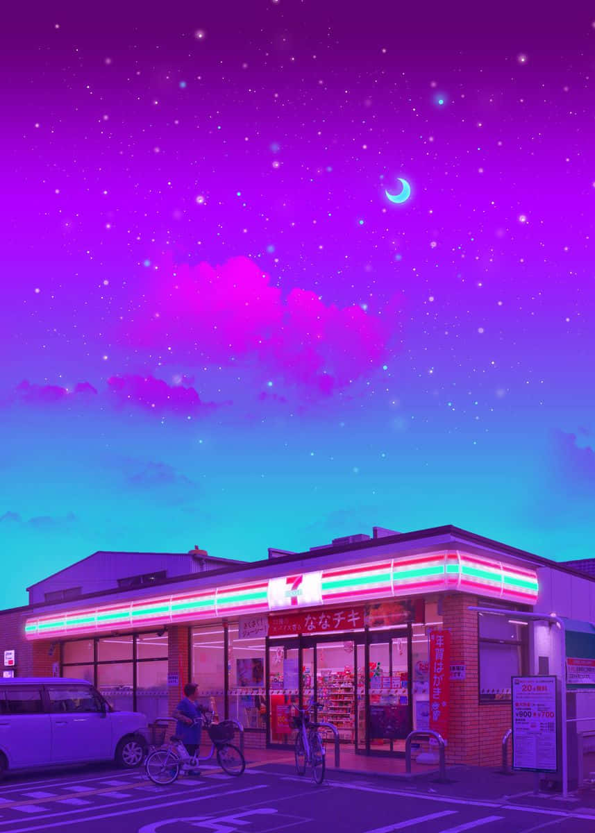 A Purple Sky Wallpaper